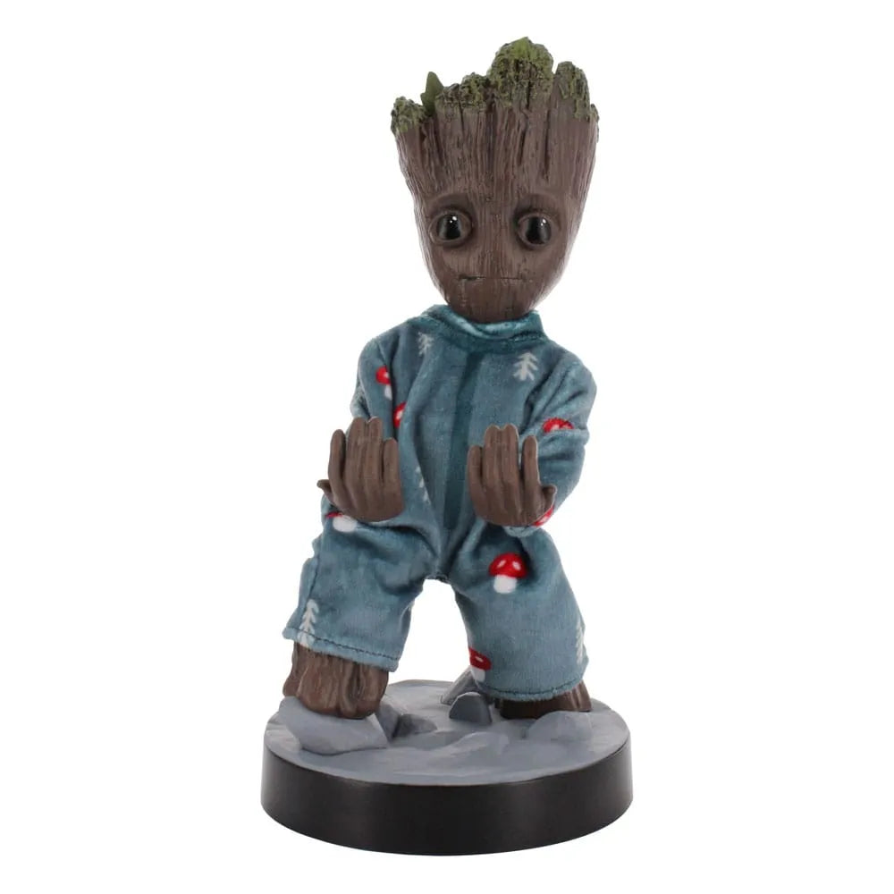 Marvel Cable Guys Lade-Halter Guardians of the Galaxy Pyjama Baby Groot 20 cm - Smalltinytoystore