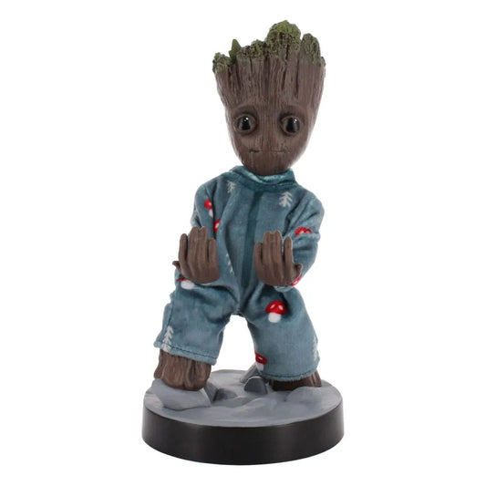 Marvel Cable Guys Lade-Halter Guardians of the Galaxy Pyjama Baby Groot 20 cm - Smalltinytoystore