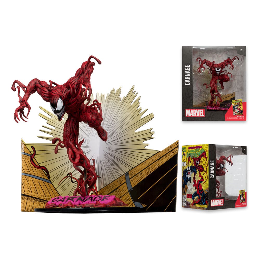 Marvel Collection PVC Statue 1/10 Carnage (The Amazing Spider-Man #362) 18 cm - Smalltinytoystore