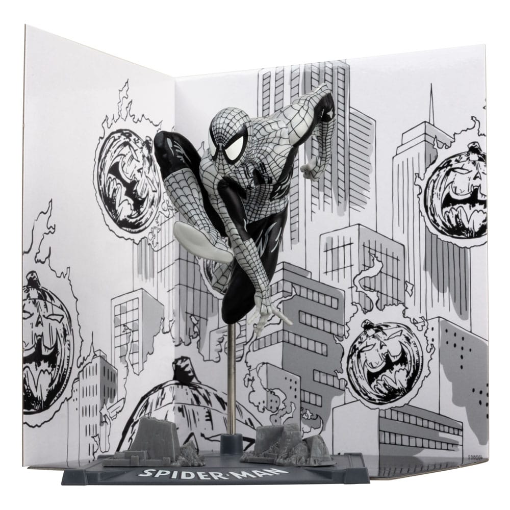 Marvel Collection PVC Statue 1/10 Spider-Man (Spider-Man #6)(Line Art)(Gold Label) 10 cm - Smalltinytoystore