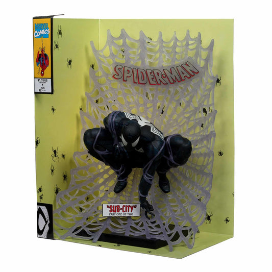 Marvel Collection PVC Statue 1/6 Spider-Man (Spider-Man #1)(Black Suit)(Chase) 15 cm - Smalltinytoystore