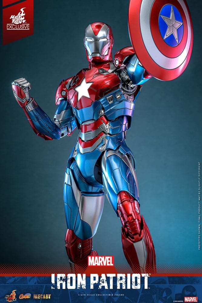 Marvel Comic Diecast Masterpiece 1/6 Iron Patriot Hot Toys Exclusive HOT TOYS - Smalltinytoystore