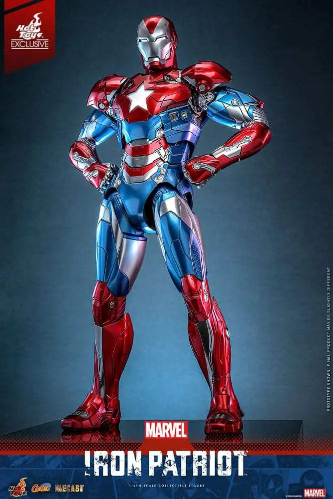Marvel Comic Diecast Masterpiece 1/6 Iron Patriot Hot Toys Exclusive HOT TOYS - Smalltinytoystore