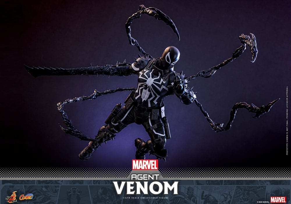 Marvel Comics Actionfigur 1/6 Agent Venom 32 cm HOT TOYS - Smalltinytoystore