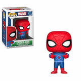 Marvel Comics POP! Marvel Holiday Vinyl Wackelkopf-Figur Spider-Man (Ugly Sweater) 9 cm - Smalltinytoystore