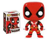 Marvel Comics POP! Vinyl Wackelkopf Deadpool Two Swords 10 cm - Smalltinytoystore