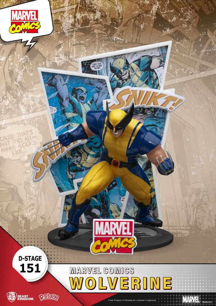 Marvel D-Stage PVC Diorama Wolverine 16 cm - Smalltinytoystore