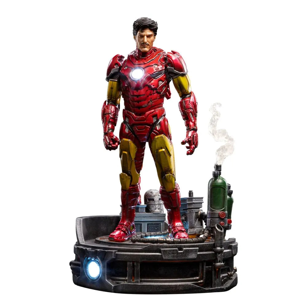 Marvel Deluxe Art Scale Statue 1/10 Iron Man Unleashed 23 cm - Smalltinytoystore