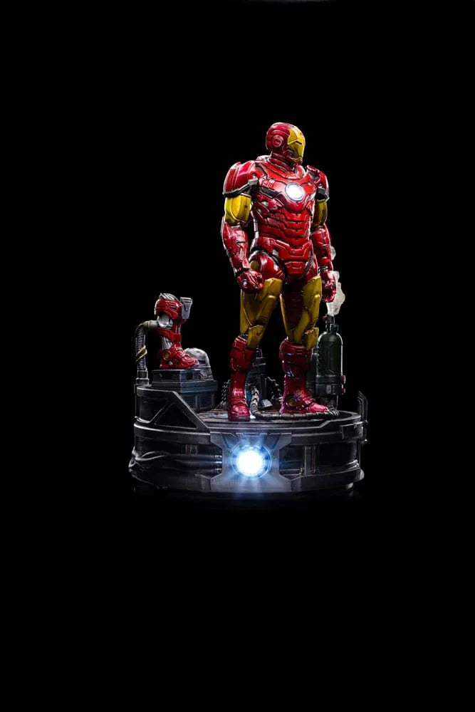 Marvel Deluxe Art Scale Statue 1/10 Iron Man Unleashed 23 cm - Smalltinytoystore