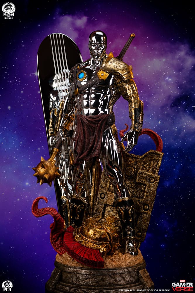 Marvel Gamerverse Statue 1/3 Silver Surfer Deluxe Edition 77 cm - Smalltinytoystore