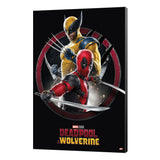 Marvel Holzdruck Deadpool & Wolverine 01 Action 35 x 50 cm - Smalltinytoystore