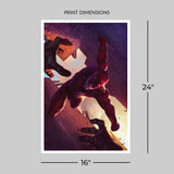 Marvel Kunstdruck Daredevil: The Man Without Fear 60 x 41 cm - ungerahmt - Smalltinytoystore