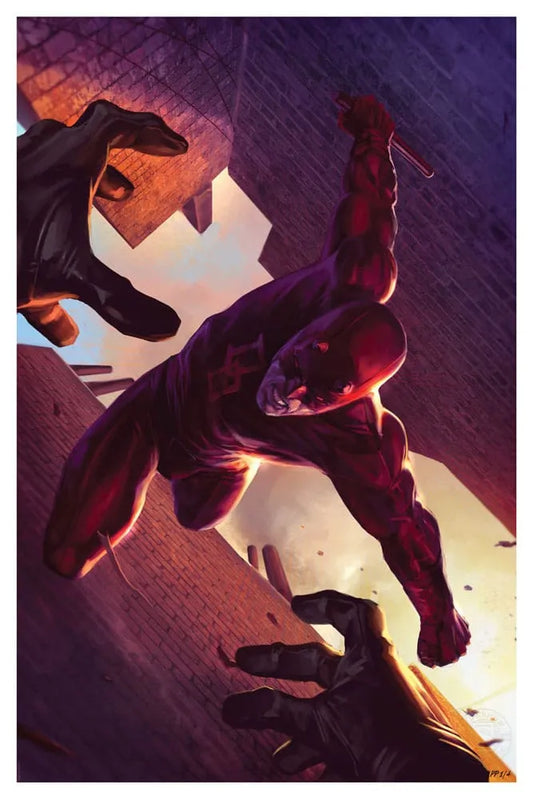 Marvel Kunstdruck Daredevil: The Man Without Fear 60 x 41 cm - ungerahmt - Smalltinytoystore