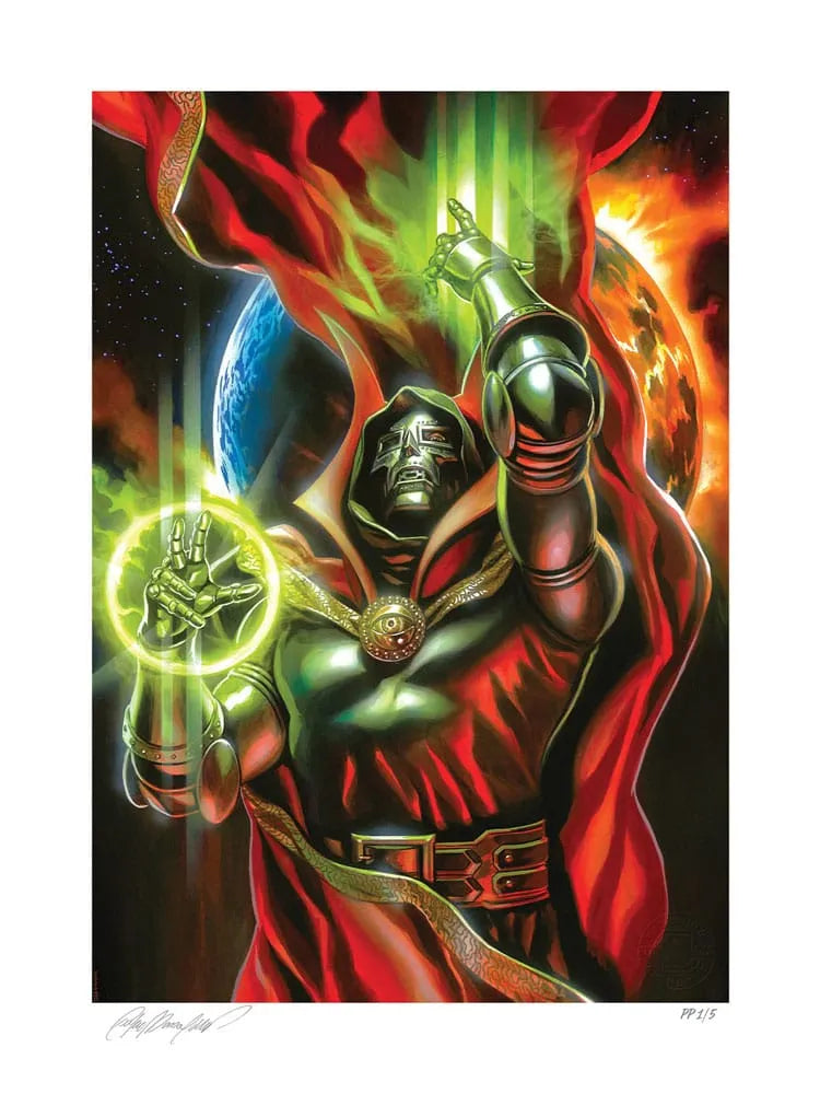 Marvel Kunstdruck Doctor Doom: Timeless 46 x 61 cm - ungerahmt - Smalltinytoystore