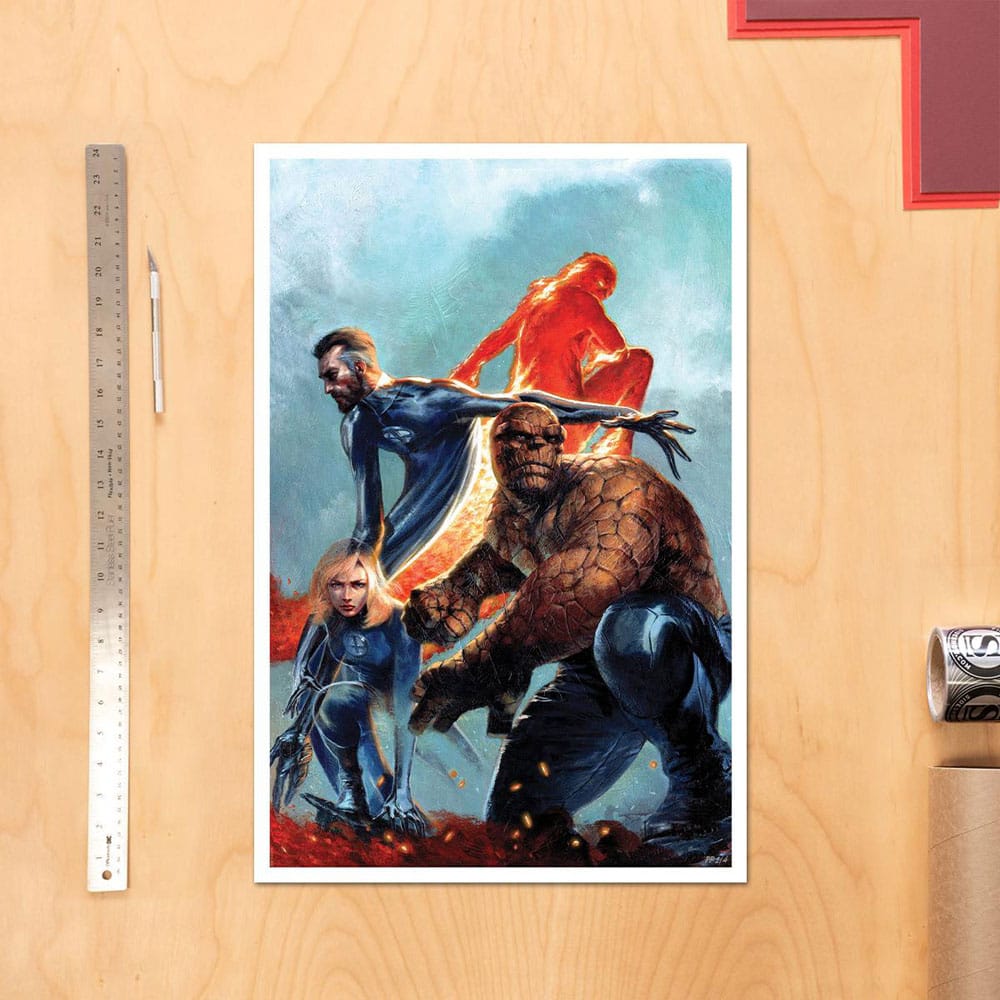 Marvel Kunstdruck The Fantastic Four 41 x 61 cm - ungerahmt - Smalltinytoystore