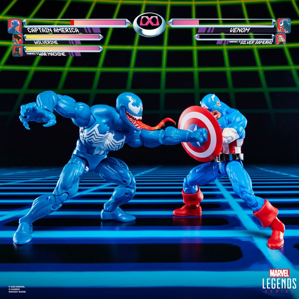 Marvel Legends Gamerverse Actionfiguren 2er-Pack Captain America vs. Venom 15 cm - Smalltinytoystore