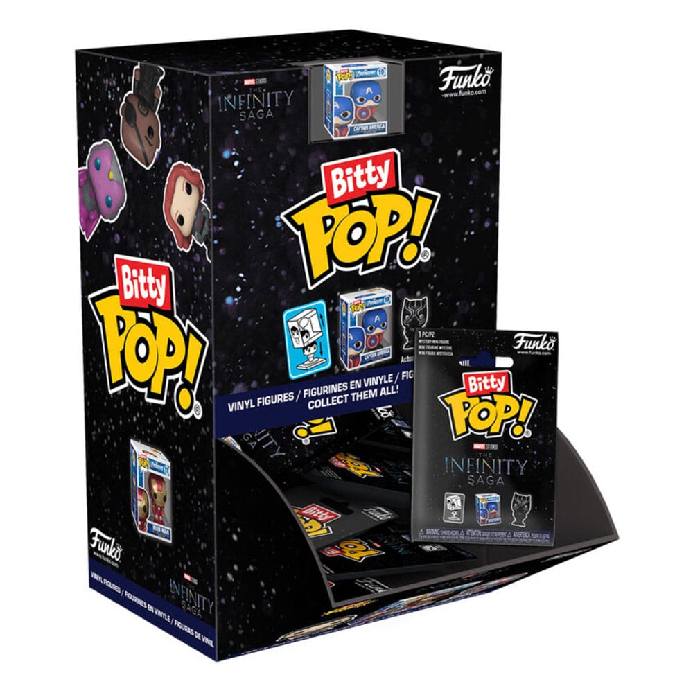 Marvel Mystery Bitty POP! Vinyl Figuren 2 cm The Infinity Saga Display (32) - Smalltinytoystore