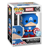 Marvel POP! 8-Bit Vinyl Figur Captain America 9 cm - Smalltinytoystore
