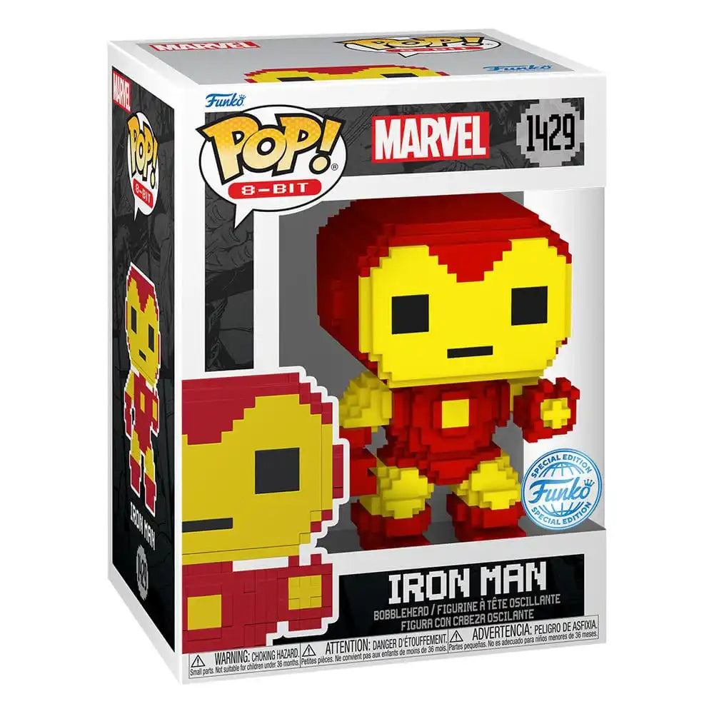 Marvel POP! 8-Bit Vinyl Figur Iron Man 9 cm - Smalltinytoystore