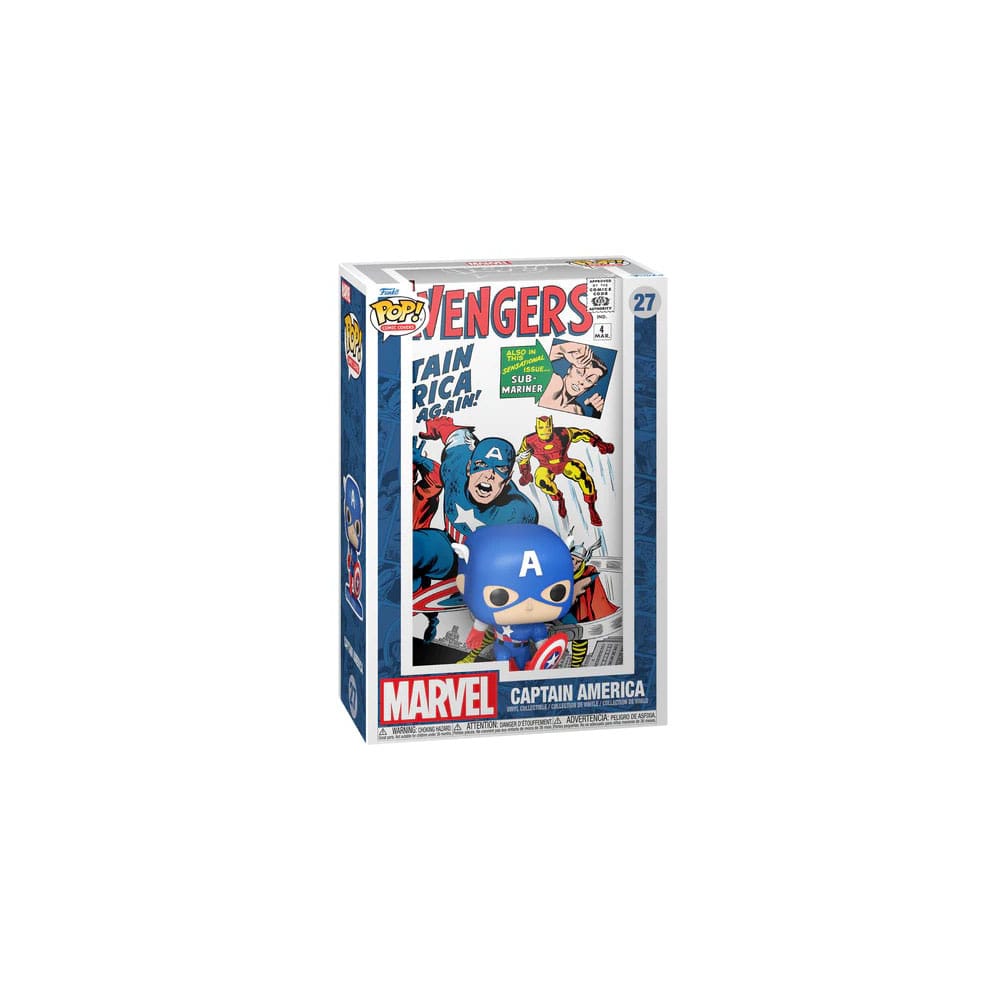 Marvel POP! Comic Cover Vinyl Figur Avengers #4 (1963) 9 cm - Smalltinytoystore