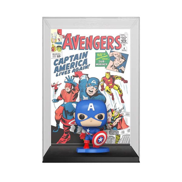 Marvel POP! Comic Cover Vinyl Figur Avengers #4 (1963) 9 cm - Smalltinytoystore