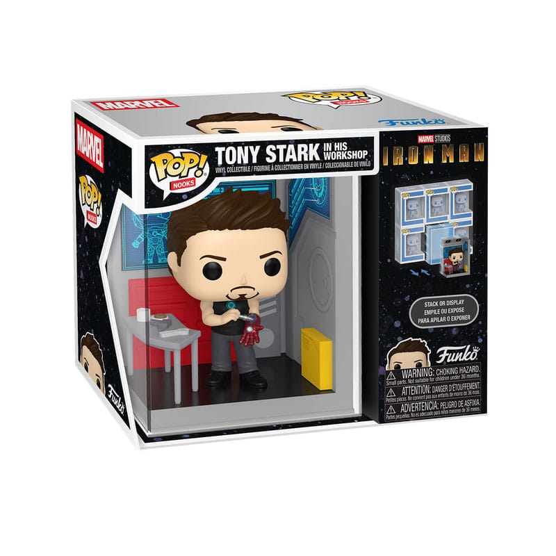 Marvel POP! Nooks Vinyl Figur Tony's Garage 9 cm - Smalltinytoystore