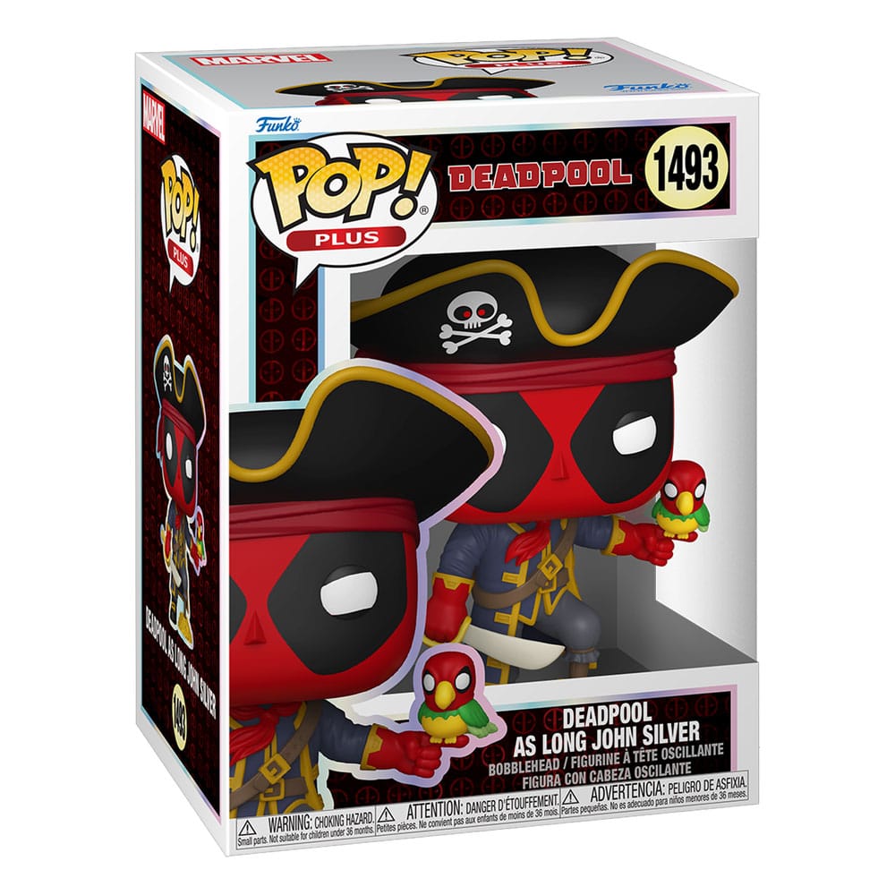 Marvel POP! Plus Vinyl Figur Deadpool as Long John Silver 9 cm - Smalltinytoystore