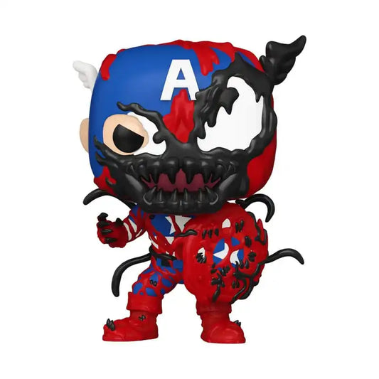 Marvel POP! Vinyl Figur Carnageized - Captain America 9 cm - Smalltinytoystore