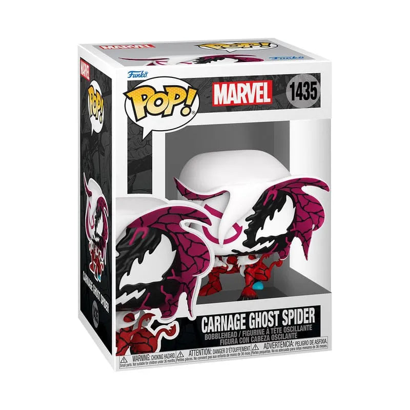 Marvel POP! Vinyl Figur Carnageized - Ghost Spider 9 cm - Smalltinytoystore