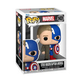 Marvel POP! Vinyl Figur Split- Captain A/Steve R 9 cm - Smalltinytoystore