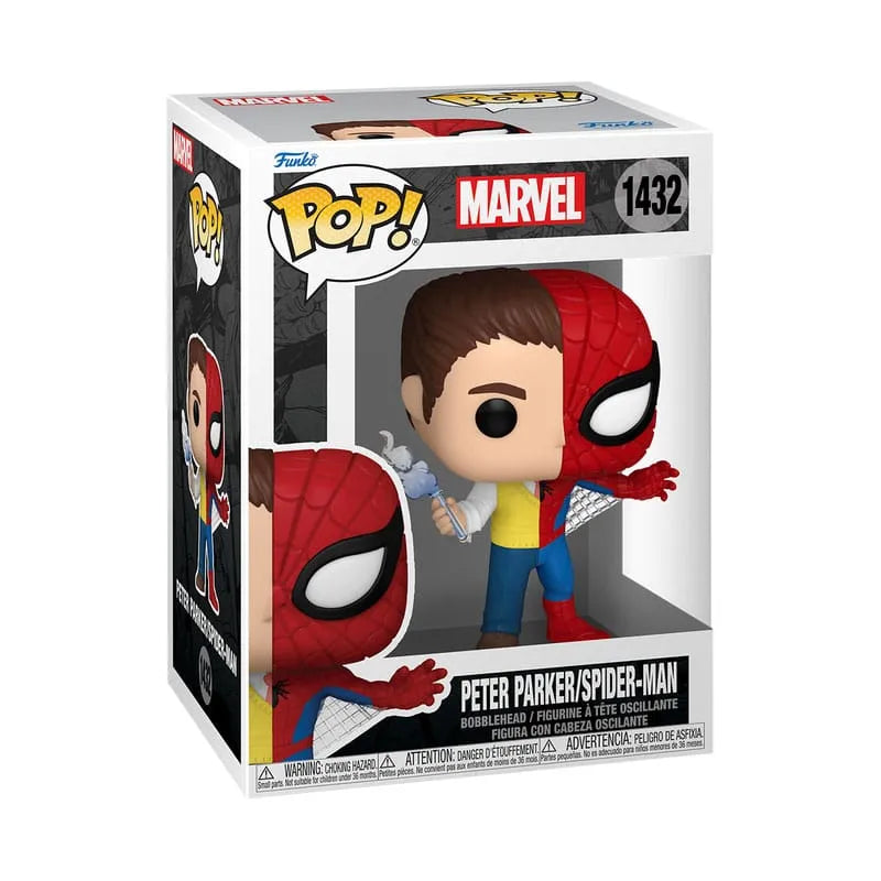 Marvel POP! Vinyl Figur Split- Spider/Parker 9 cm - Smalltinytoystore