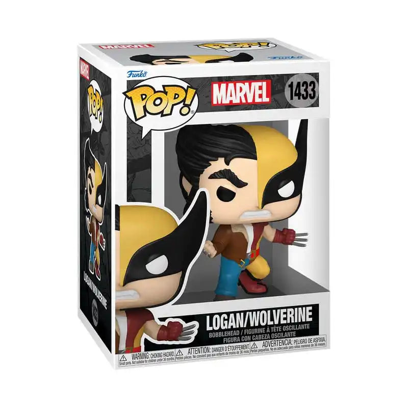 Marvel POP! Vinyl Figur Split- Wolverine/Logan 9 cm - Smalltinytoystore