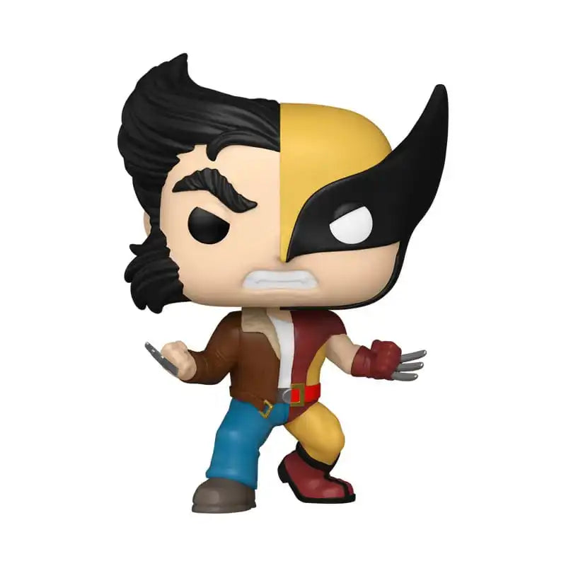 Marvel POP! Vinyl Figur Split- Wolverine/Logan 9 cm - Smalltinytoystore