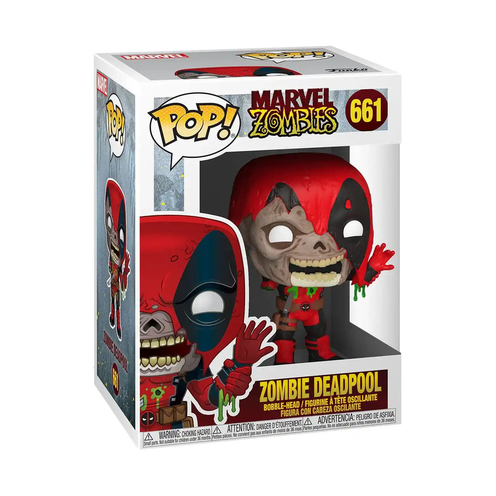 Marvel POP! Vinyl Figur Zombie Deadpool 9 cm - Smalltinytoystore
