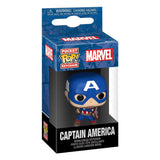 Marvel POP! Vinyl Schlüsselanhänger 4 cm New Classics - Captain America Display (12) - Smalltinytoystore