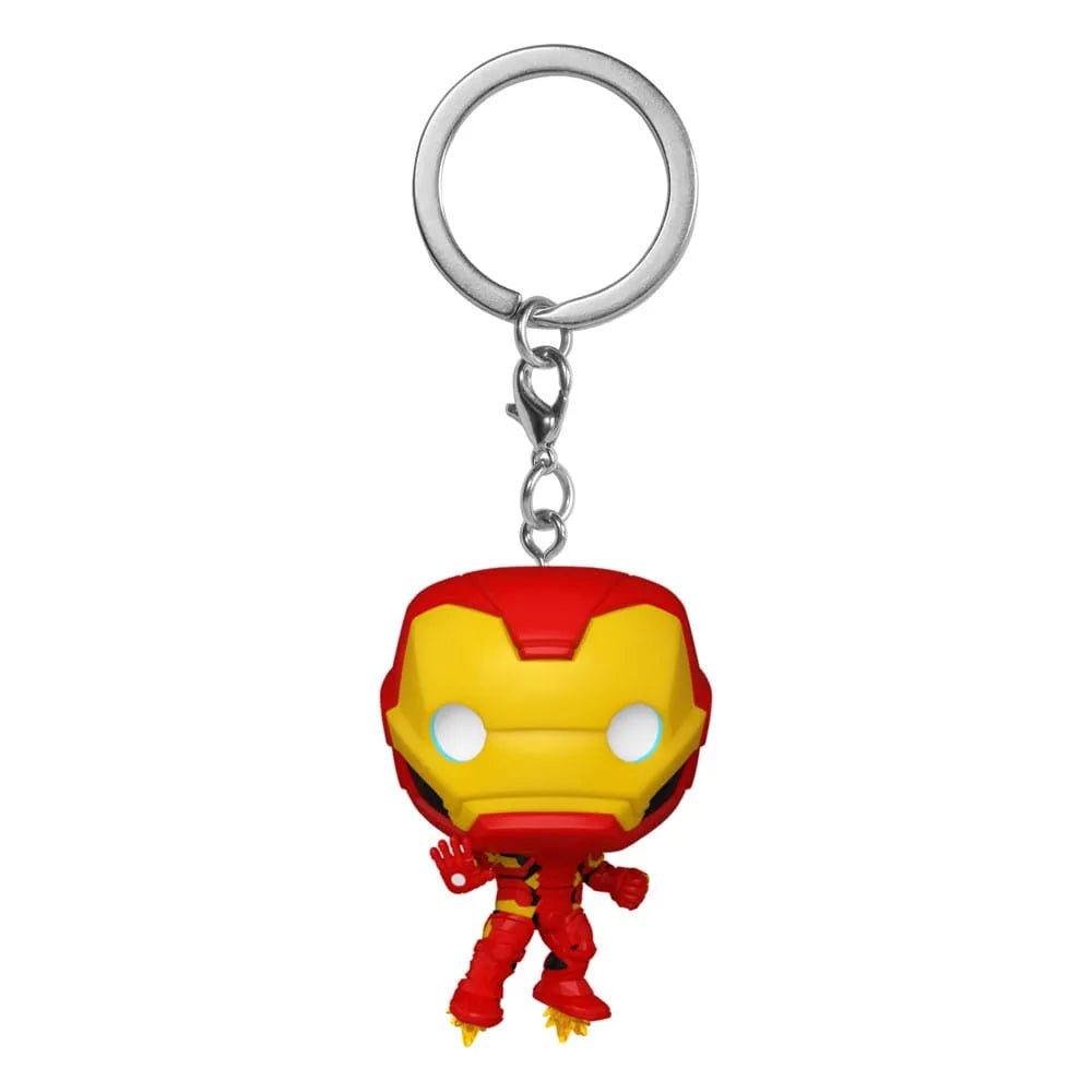 Marvel POP! Vinyl Schlüsselanhänger 4 cm New Classics - Iron Man Display (12) - Smalltinytoystore