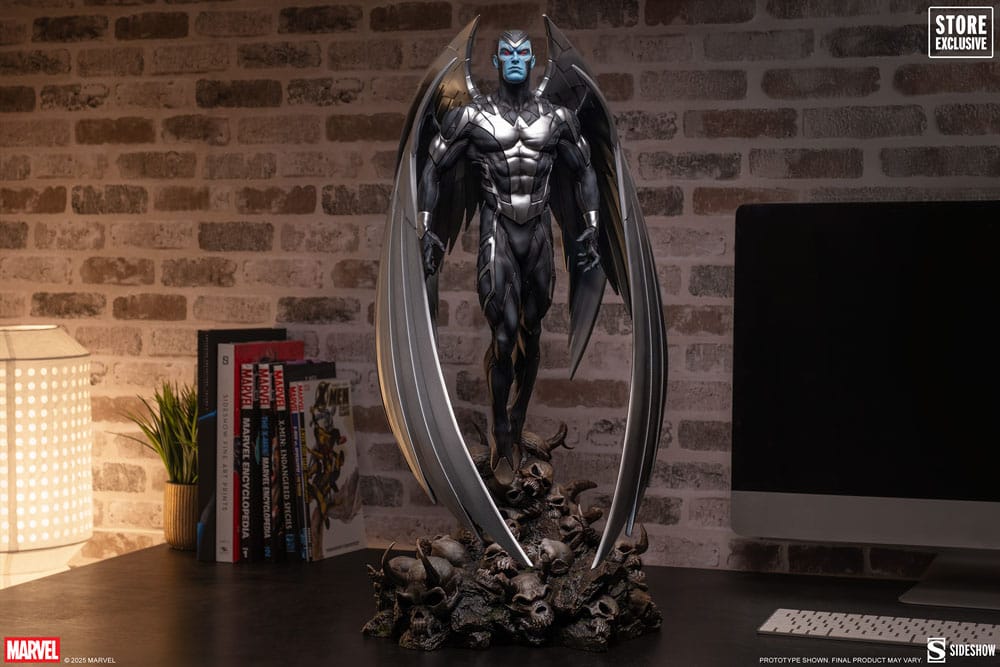 Marvel Premium Format Statue X-Men Archangel (X-Force Variant) 73 cm - Smalltinytoystore