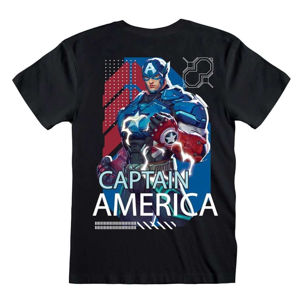 Marvel Rivals T-Shirt Captain America Größe M - Smalltinytoystore