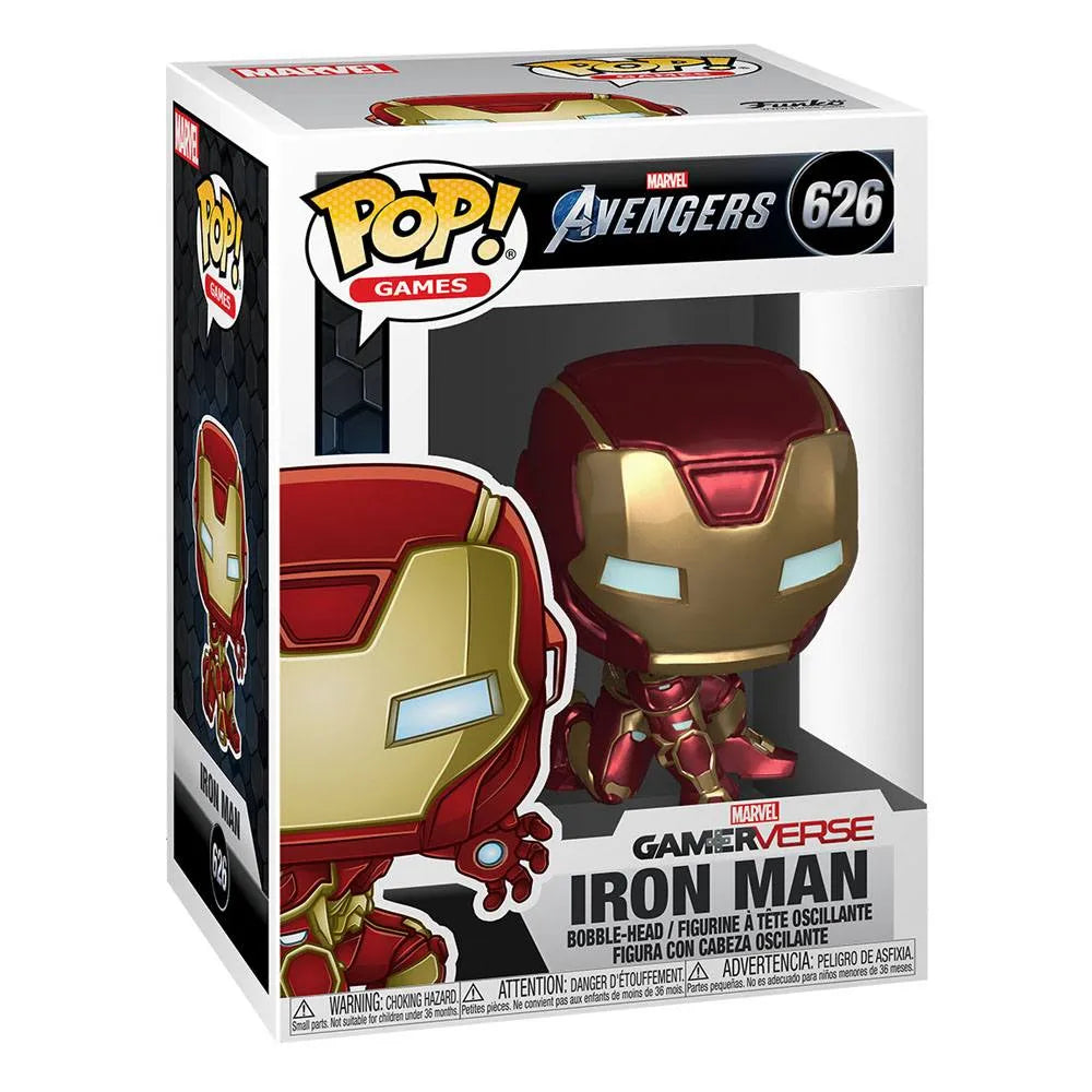 Marvel's Avengers (2020 video game) POP! Marvel Vinyl Figur Iron Man 9 cm - Smalltinytoystore
