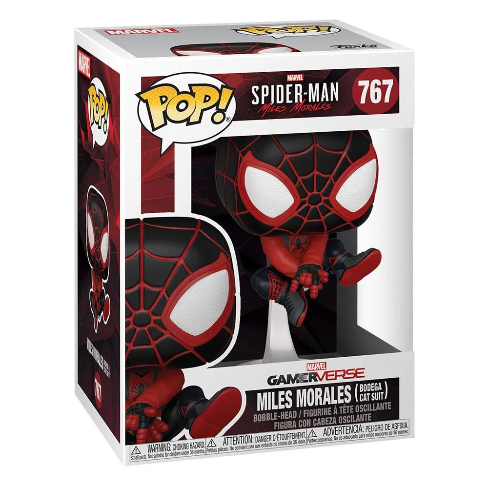 Marvel's Spider-Man POP! Games Vinyl Figur Miles Morales Bodega Suit 9 cm - Smalltinytoystore