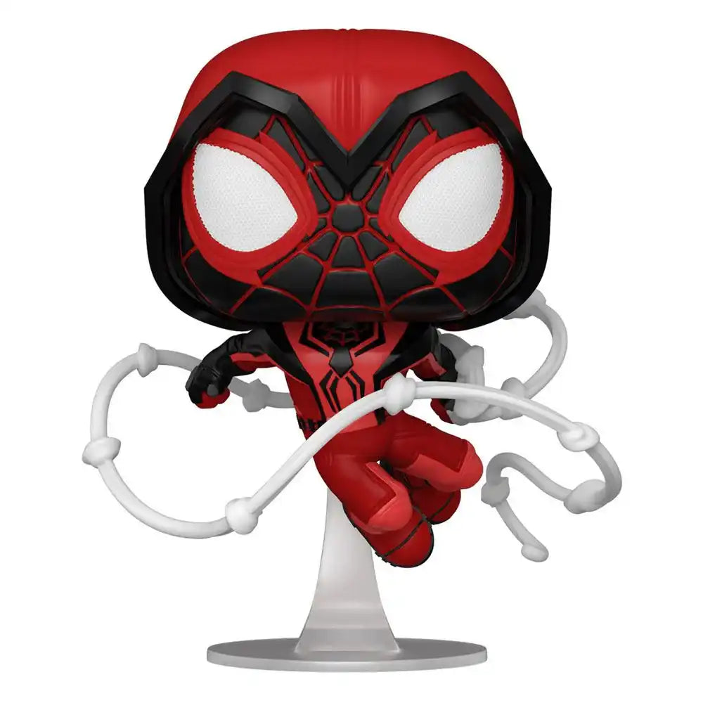 Marvel's Spider-Man POP! Games Vinyl Figur Miles Morales Red Suit 9 cm - Smalltinytoystore
