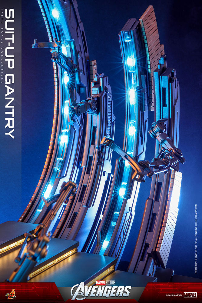 Marvel's The Avengers Accessories Collection Series Zubehör-Set Iron Man Suit-Up Gantry - Smalltinytoystore