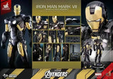 Marvel's The Avengers Diecast Movie Masterpiece Actionfigur 1/6 Iron Man Mark VII (Black & Gold Version) 32 cm HOT TOYS - Smalltinytoystore
