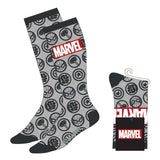 Marvel Socken Avengers Faces Grey 38-45 - Smalltinytoystore