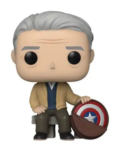 Marvel: Year of the Shield 80th Anniversary POP! Vinyl Figur Old Man Steve 9 cm - Smalltinytoystore