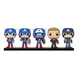 Marvel: Year of the Shield POP! Vinyl Figuren 5er-Pack Captain America: Through the Ages 9 cm - Smalltinytoystore