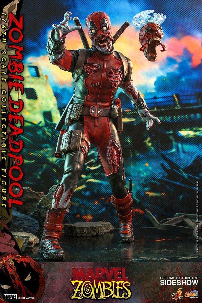 Marvel Zombies Comic Masterpiece 1/6 Zombie Deadpool HOT TOYS - Smalltinytoystore