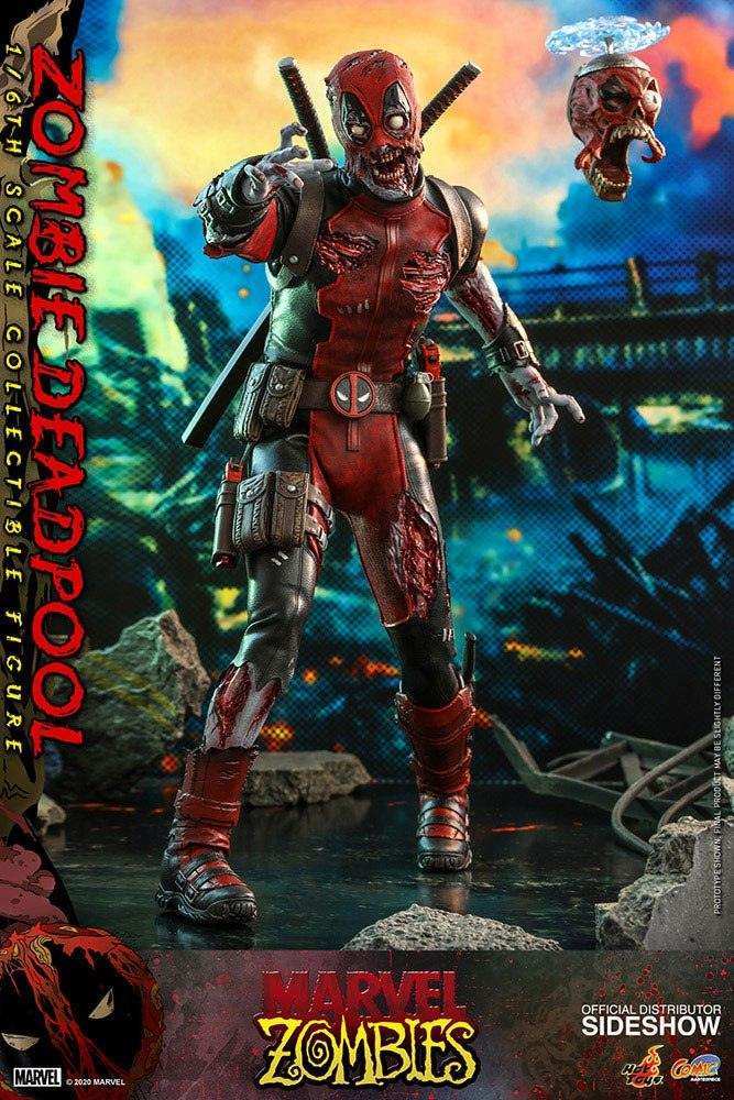 Marvel Zombies Comic Masterpiece 1/6 Zombie Deadpool HOT TOYS - Smalltinytoystore