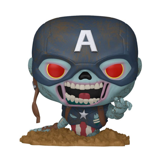 Marvel Zombies POP! Vinyl Figur Captain America 9 cm - Smalltinytoystore