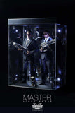 Master Light House Acryl Display Case mit Beleuchtung für 1/6 Actionfiguren (schwarz) HOT TOYS - Smalltinytoystore